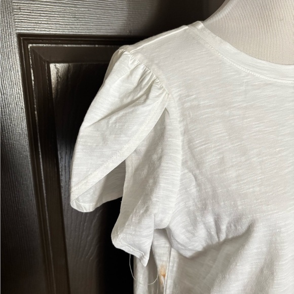 St. John's Bay Soft White Short Sleeve Tee - Picture 2 of 8